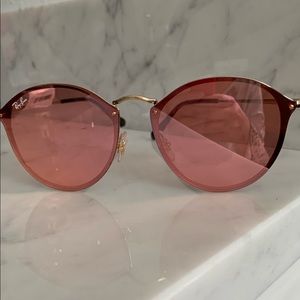 RAY BAN RB3574-N NWT Pink mirrored with Gold